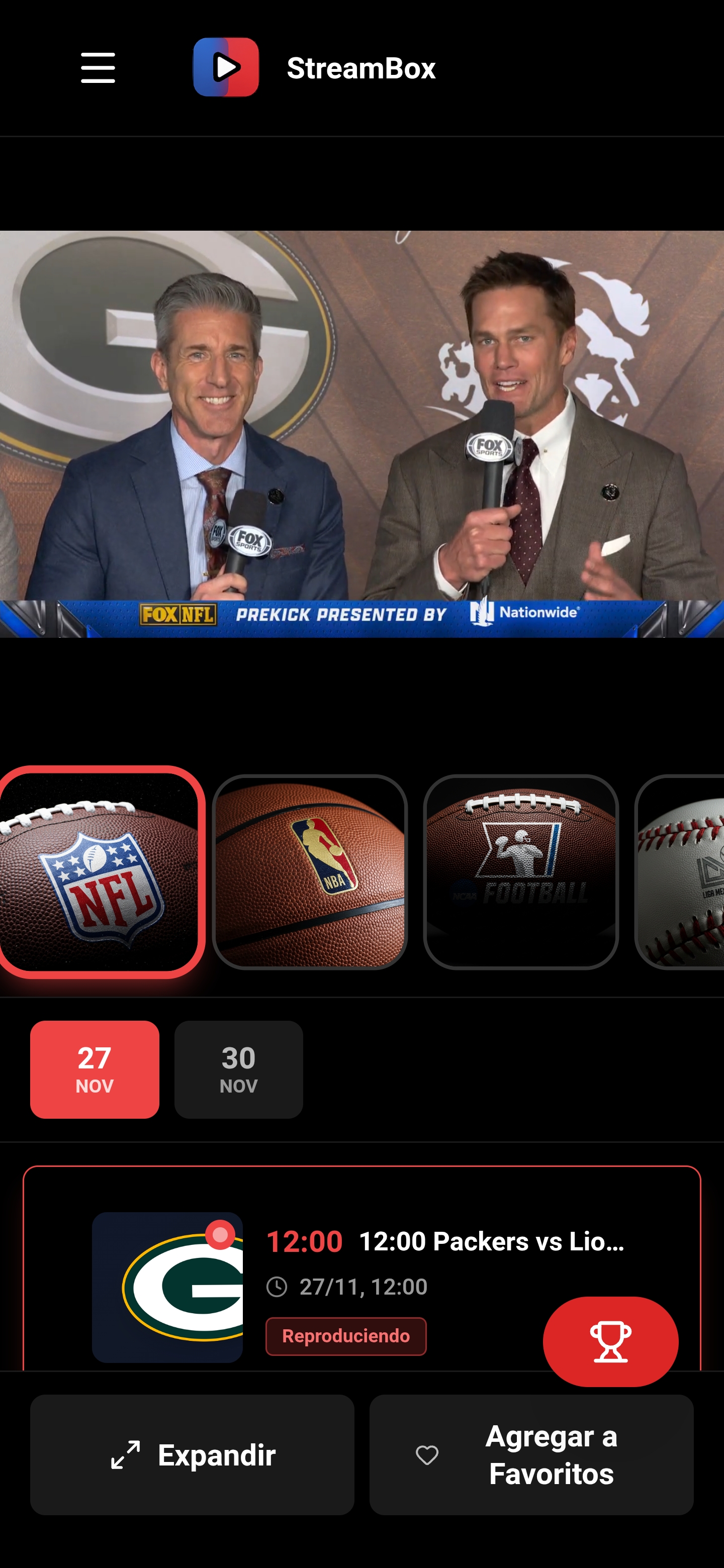 Interfaz Mobile StreamBox - Captura 10