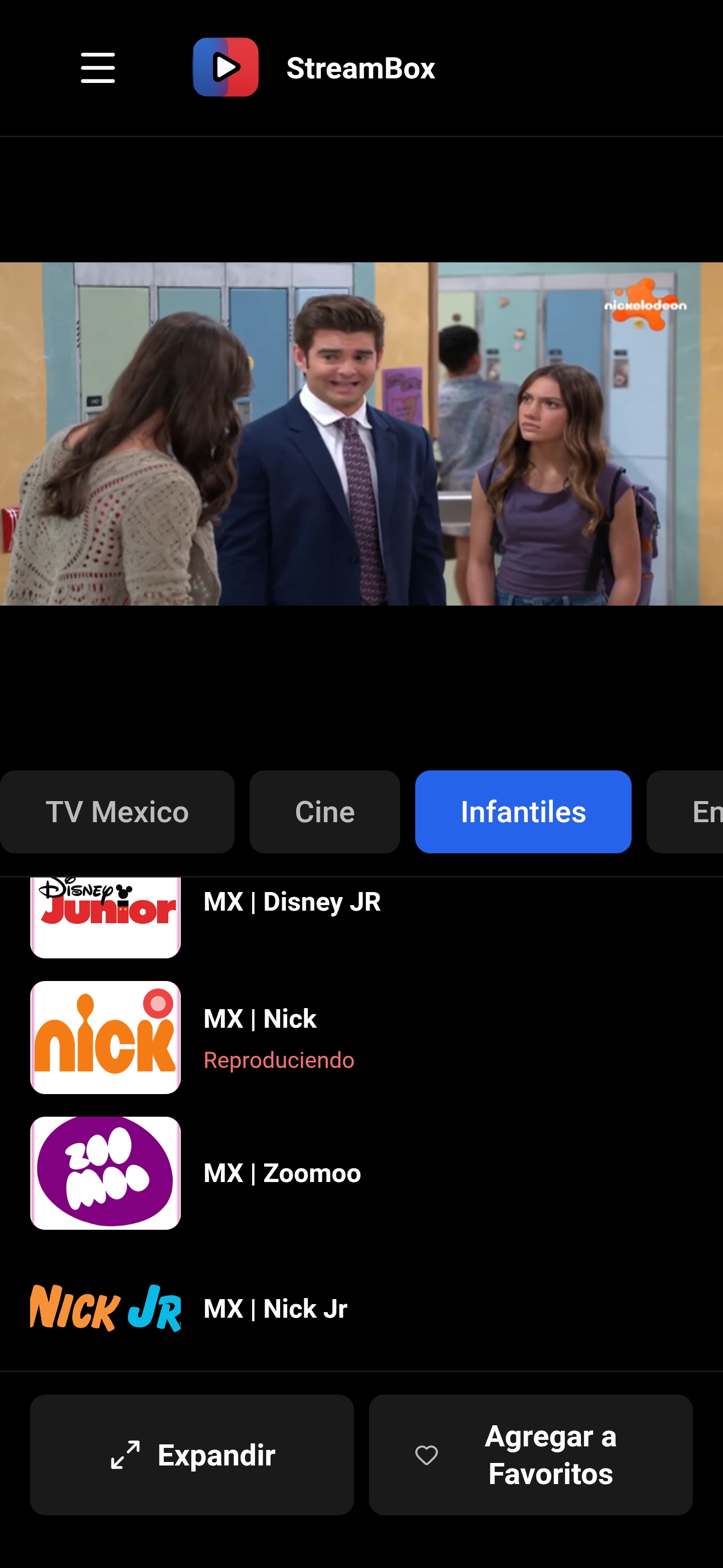 Interfaz Mobile StreamBox - Captura 6